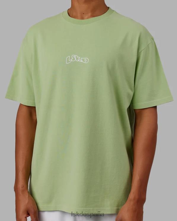 LSKD unisexo Camiseta extragrande Mad Happy Heavyweight - higo verde 8T6NZ256 vestir
