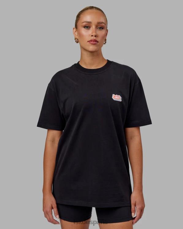 LSKD unisexo Camiseta extragrande Radiate Heavyweight - Negro 8T6NZ243 vestir