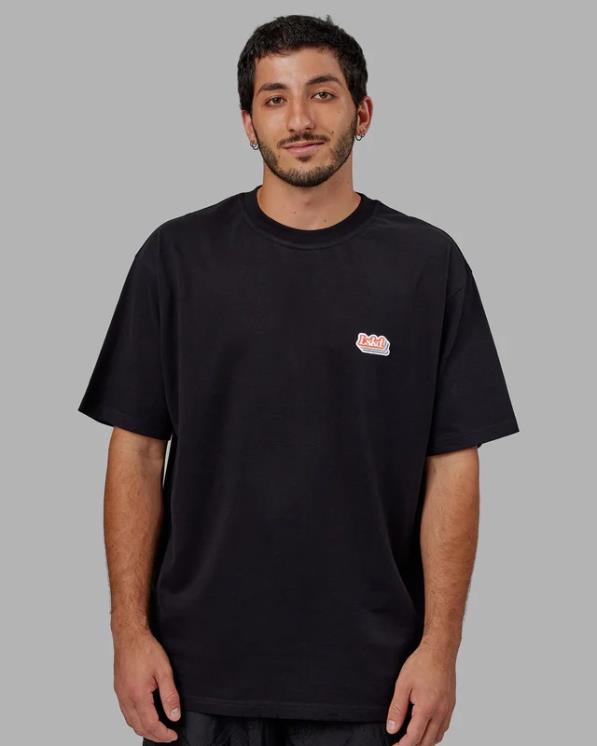 LSKD unisexo Camiseta extragrande Radiate Heavyweight - Negro 8T6NZ243 vestir