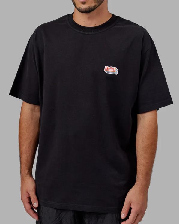 LSKD unisexo Camiseta extragrande Radiate Heavyweight - Negro 8T6NZ243 vestir