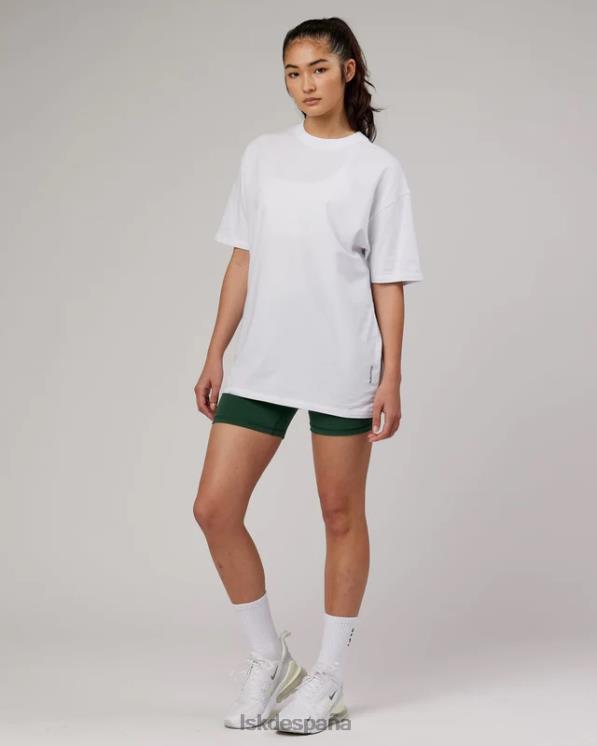 LSKD unisexo Camiseta extragrande downlow flxcotton - blanco 8T6NZ296 vestir