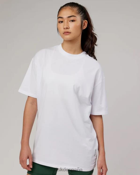 LSKD unisexo Camiseta extragrande downlow flxcotton - blanco 8T6NZ296 vestir