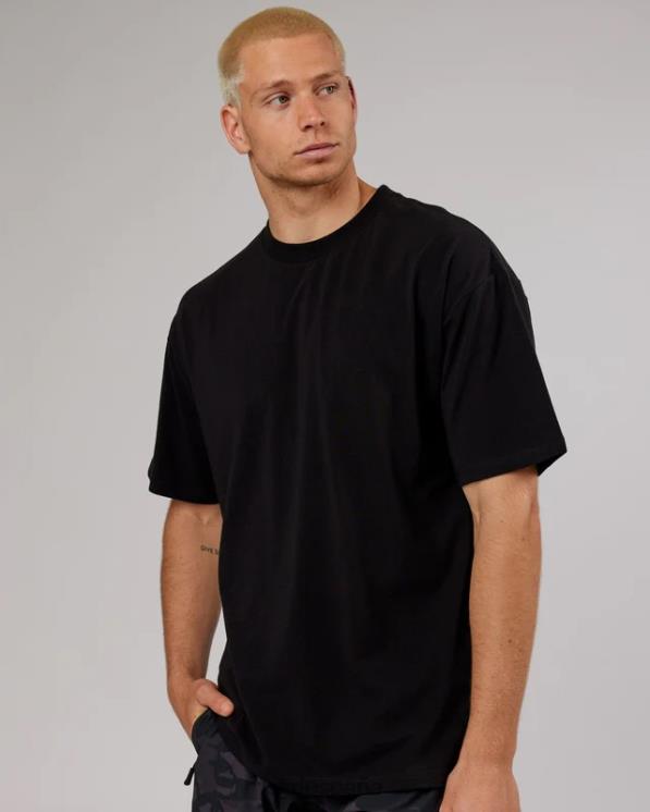 LSKD unisexo Camiseta ltrd flxcotton oversize - negro-negro 8T6NZ313 vestir