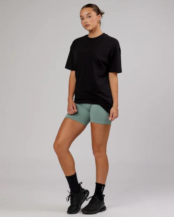 LSKD unisexo Camiseta ltrd flxcotton oversize - negro-negro 8T6NZ313 vestir