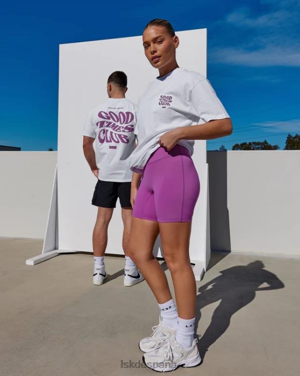 LSKD unisexo Camiseta oversize Good Times Heavyweight - White-Orchid 8T6NZ226 vestir