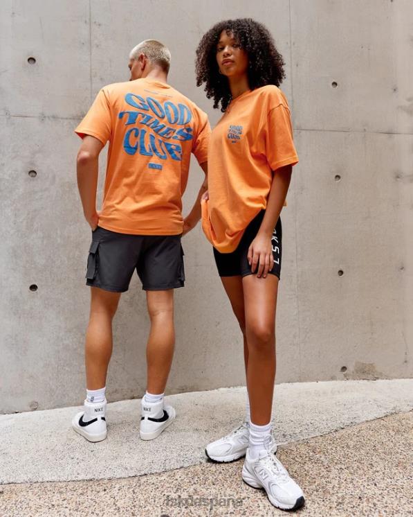 LSKD unisexo Camiseta oversize Good Times Heavyweight - azul mandarina 8T6NZ332 vestir