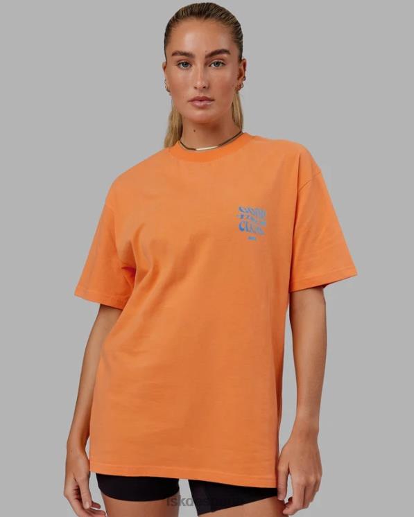 LSKD unisexo Camiseta oversize Good Times Heavyweight - azul mandarina 8T6NZ332 vestir