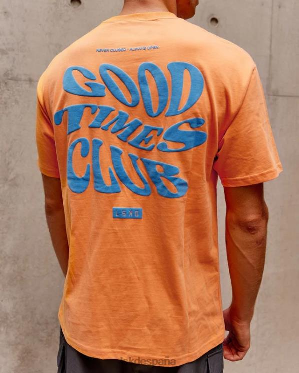 LSKD unisexo Camiseta oversize Good Times Heavyweight - azul mandarina 8T6NZ332 vestir
