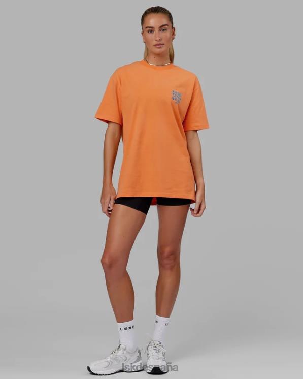 LSKD unisexo Camiseta oversize Good Times Heavyweight - azul mandarina 8T6NZ332 vestir