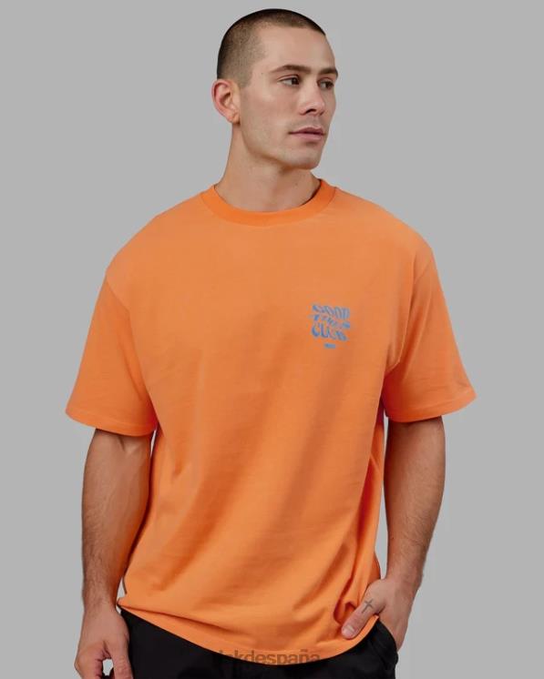 LSKD unisexo Camiseta oversize Good Times Heavyweight - azul mandarina 8T6NZ332 vestir