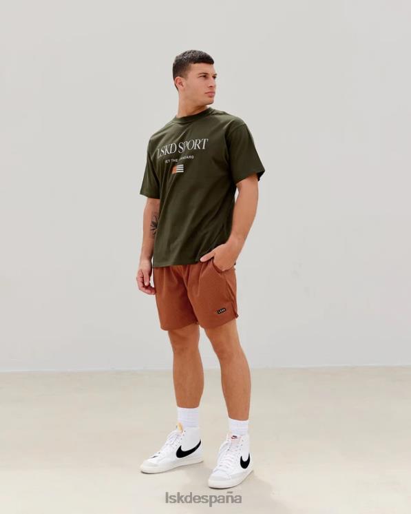 LSKD unisexo Camiseta oversize con bandera pesada - noche del bosque 8T6NZ318 vestir