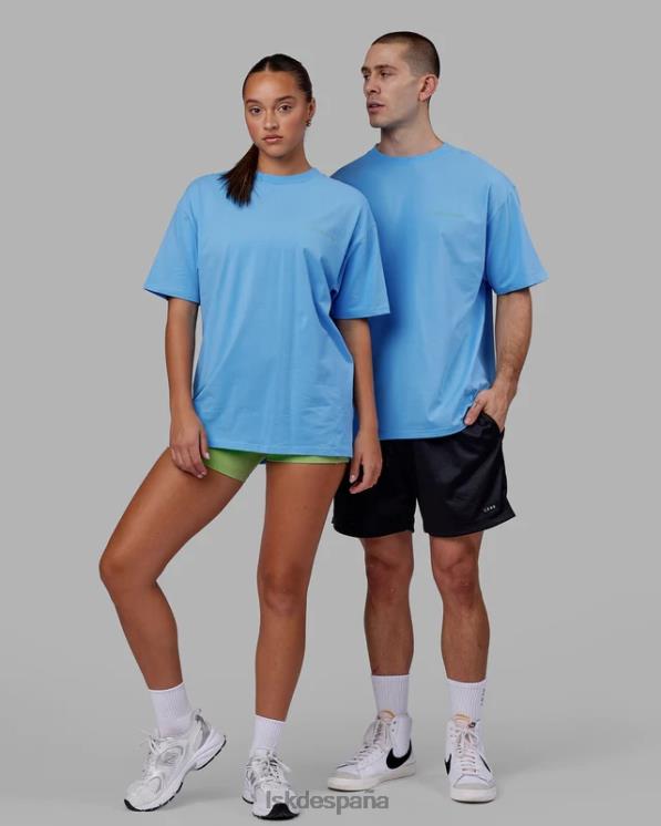 LSKD unisexo camiseta oversize motion flxcotton - azul celeste 8T6NZ252 vestir