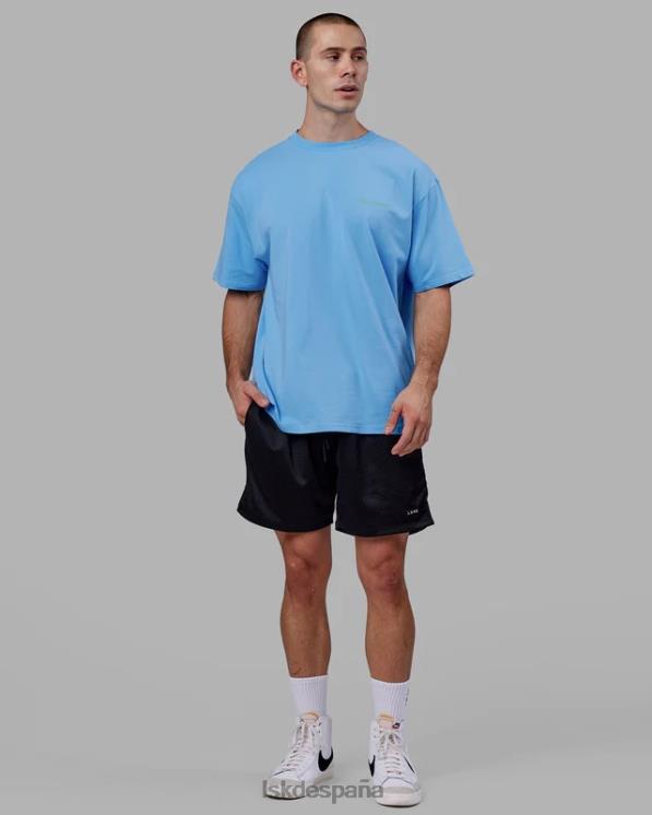 LSKD unisexo camiseta oversize motion flxcotton - azul celeste 8T6NZ252 vestir