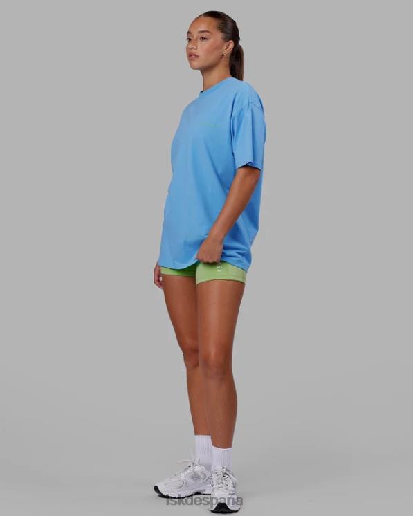 LSKD unisexo camiseta oversize motion flxcotton - azul celeste 8T6NZ252 vestir