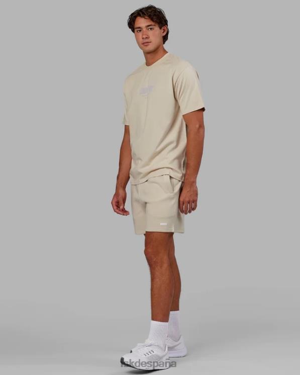 LSKD unisexo camiseta pesada estándar de gran tamaño - hueso 8T6NZ321 vestir