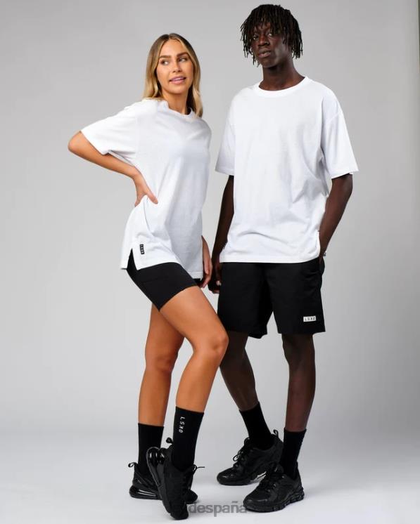 LSKD unisexo camiseta span oversize - blanco 8T6NZ297 vestir
