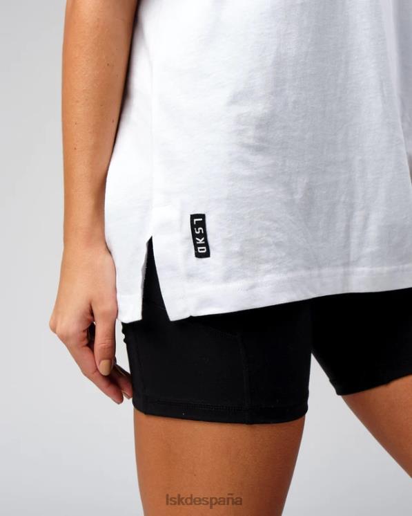 LSKD unisexo camiseta span oversize - blanco 8T6NZ297 vestir