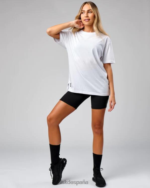 LSKD unisexo camiseta span oversize - blanco 8T6NZ297 vestir