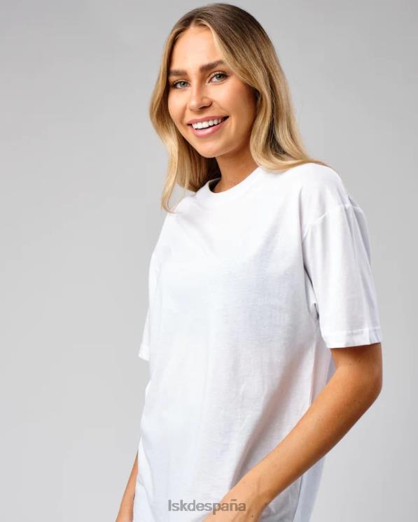 LSKD unisexo camiseta span oversize - blanco 8T6NZ297 vestir
