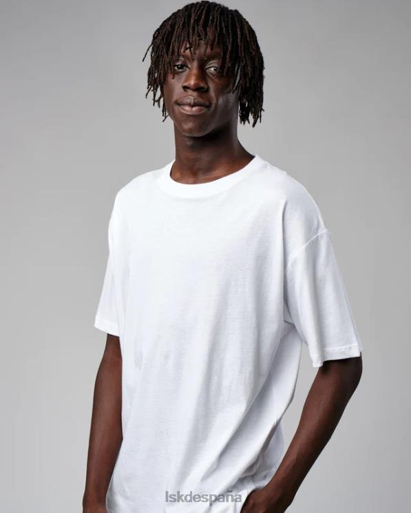 LSKD unisexo camiseta span oversize - blanco 8T6NZ297 vestir