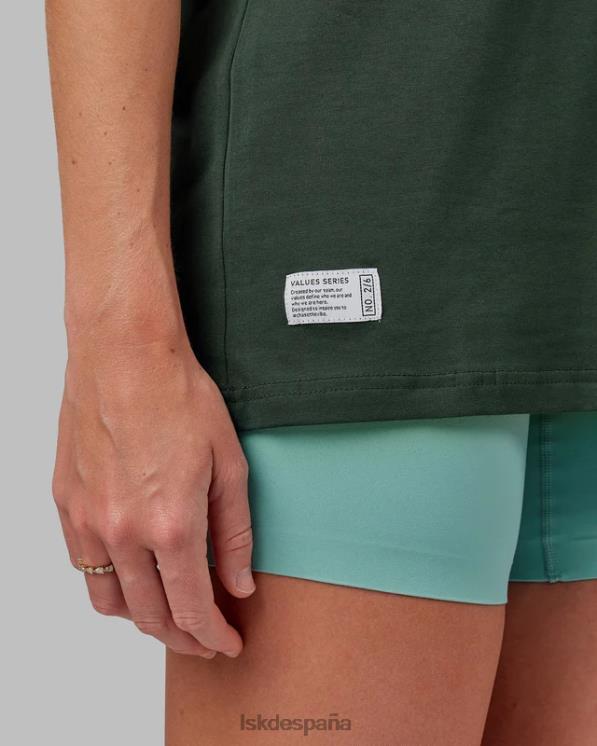 LSKD unisexo camiseta vs2 flxcotton oversize - vital green-teal 8T6NZ267 vestir