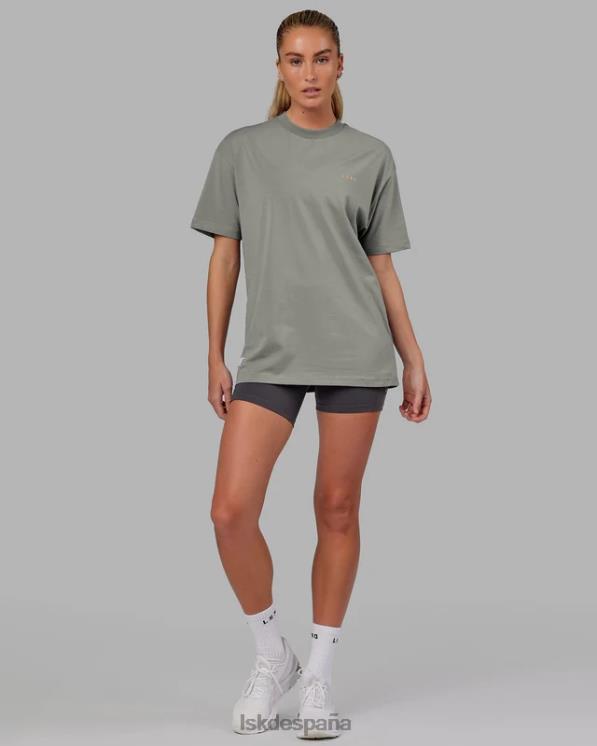 LSKD unisexo camiseta vs4 flxcotton oversize - grafito-mandarina 8T6NZ265 vestir