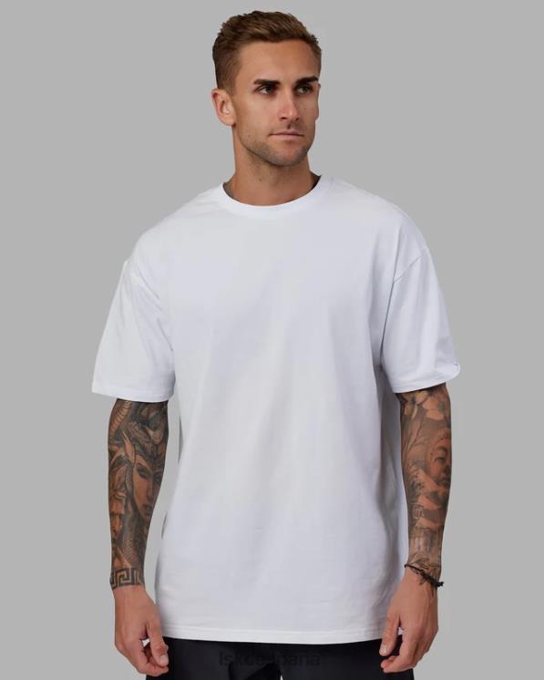 LSKD unisexo love the run flxcotton tee oversize - blanco-negro 8T6NZ272 vestir