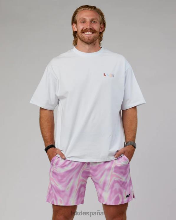 LSKD unisexo miami23 camiseta flxcotton oversize - blanco 8T6NZ295 vestir