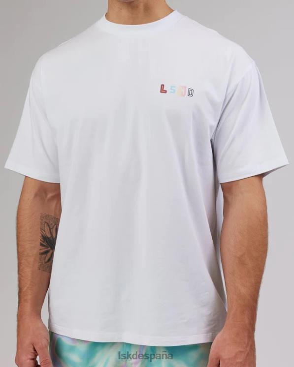 LSKD unisexo miami23 camiseta flxcotton oversize - blanco 8T6NZ295 vestir