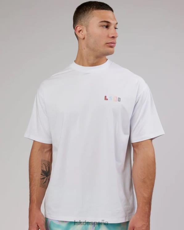 LSKD unisexo miami23 camiseta flxcotton oversize - blanco 8T6NZ295 vestir