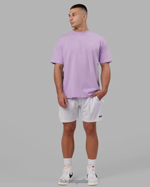 LSKD unisexo vs1 flxcotton camiseta oversize - lila pálido 8T6NZ274 vestir