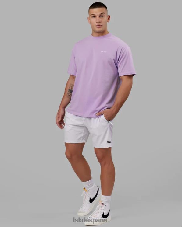 LSKD unisexo vs1 flxcotton camiseta oversize - lila pálido 8T6NZ274 vestir