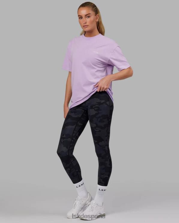 LSKD unisexo vs1 flxcotton camiseta oversize - lila pálido 8T6NZ274 vestir