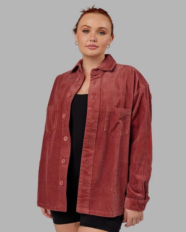 LSKD unisexo chaqueta de pana icónica - marsala 8T6NZ491 vestir