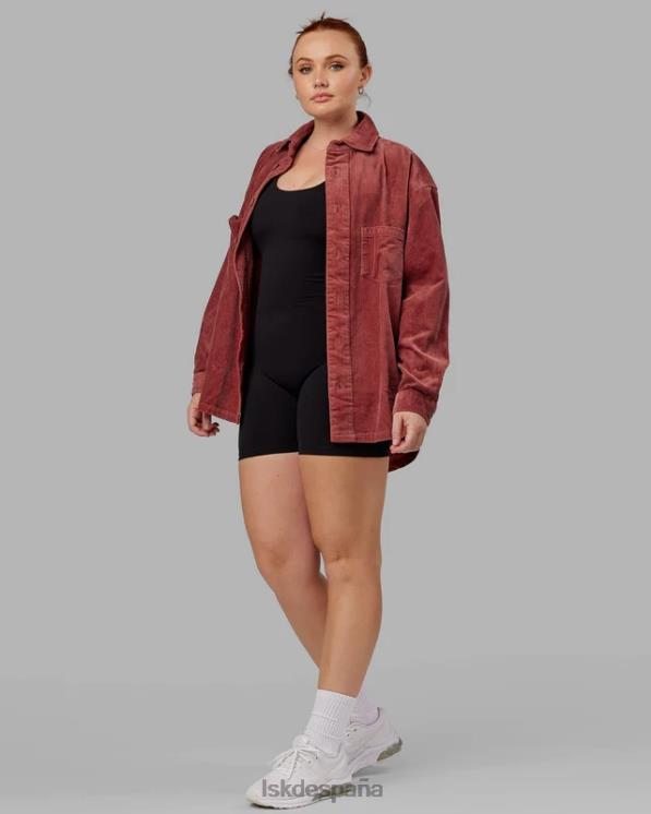 LSKD unisexo chaqueta de pana icónica - marsala 8T6NZ491 vestir