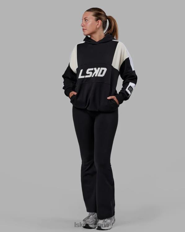 LSKD unisexo Sudadera con capucha Slam oversize - hueso negro 8T6NZ335 vestir