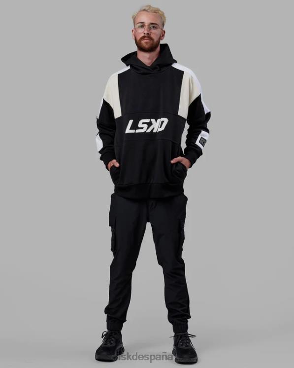 LSKD unisexo Sudadera con capucha Slam oversize - hueso negro 8T6NZ335 vestir