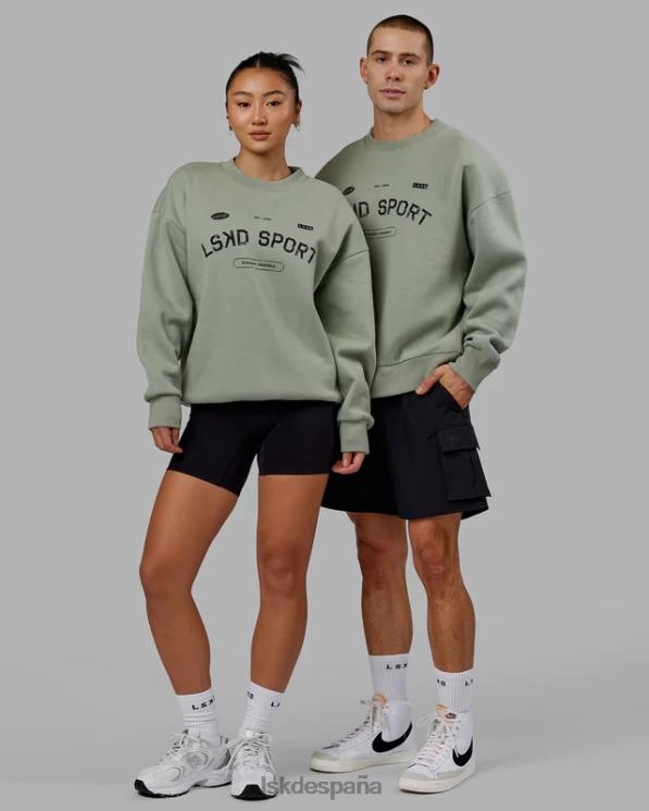 LSKD unisexo Jersey de tiro libre oversize - verde iceberg 8T6NZ426 vestir