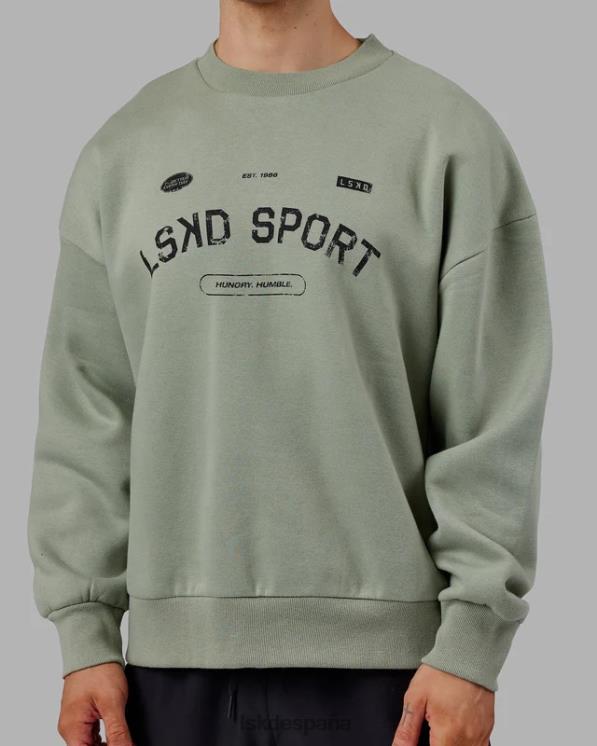 LSKD unisexo Jersey de tiro libre oversize - verde iceberg 8T6NZ426 vestir