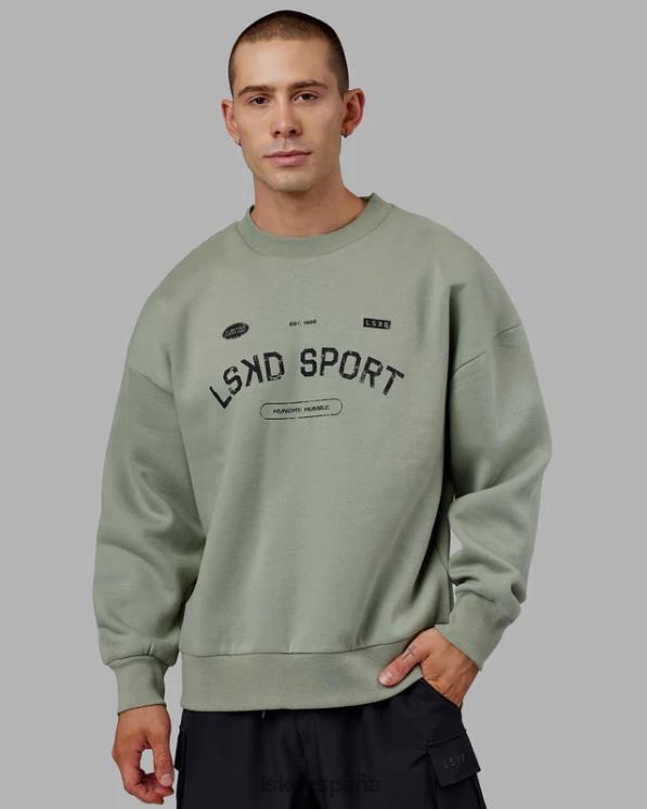 LSKD unisexo Jersey de tiro libre oversize - verde iceberg 8T6NZ426 vestir