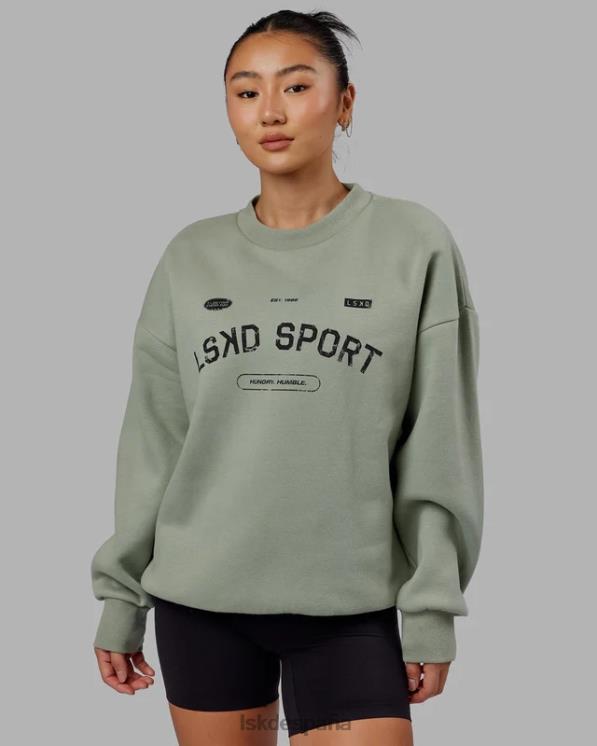 LSKD unisexo Jersey de tiro libre oversize - verde iceberg 8T6NZ426 vestir