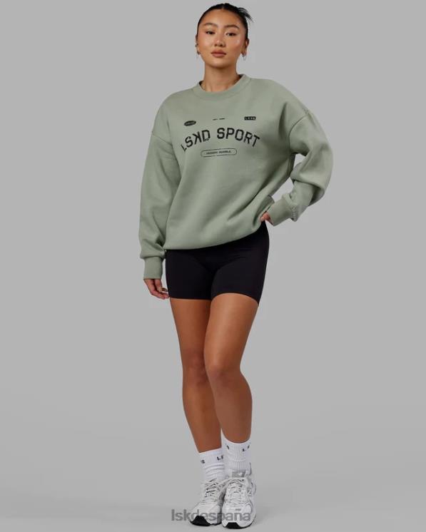 LSKD unisexo Jersey de tiro libre oversize - verde iceberg 8T6NZ426 vestir