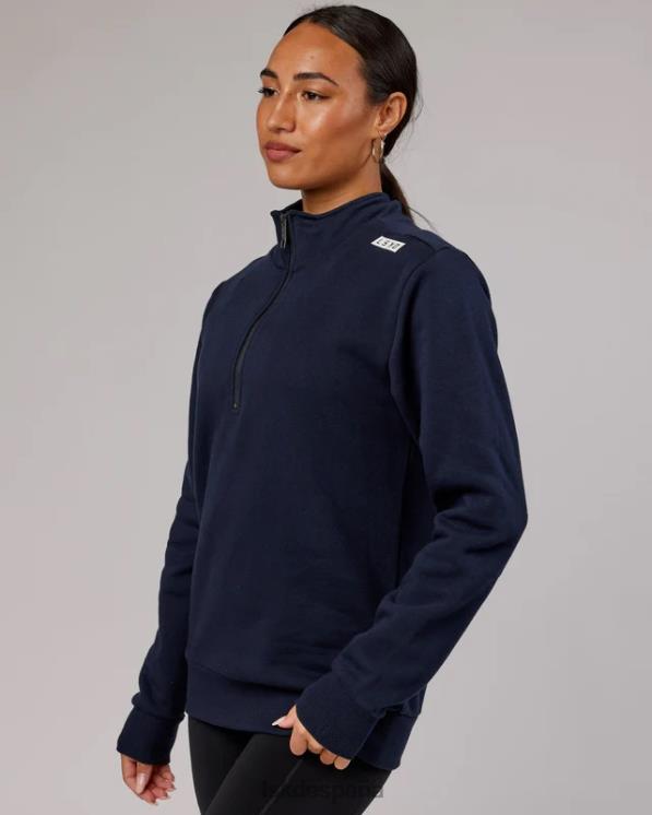 LSKD unisexo Victory Jersey oversize con cremallera 1/4 - azul marino 8T6NZ438 vestir