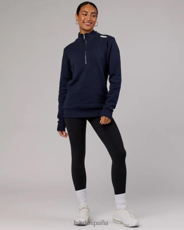 LSKD unisexo Victory Jersey oversize con cremallera 1/4 - azul marino 8T6NZ438 vestir