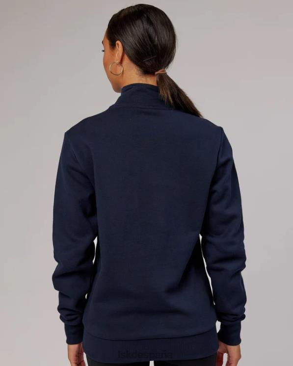 LSKD unisexo Victory Jersey oversize con cremallera 1/4 - azul marino 8T6NZ438 vestir
