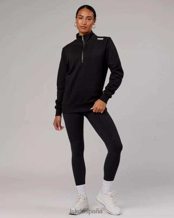 LSKD unisexo Victory Jersey oversize con cremallera 1/4 - negro 8T6NZ437 vestir