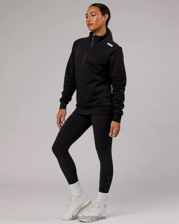 LSKD unisexo Victory Jersey oversize con cremallera 1/4 - negro 8T6NZ437 vestir