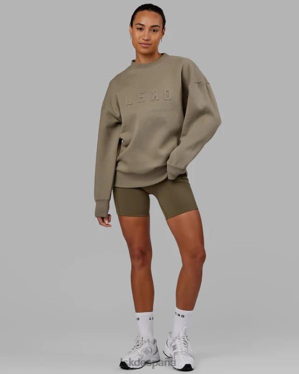 LSKD unisexo suéter estampado oversize - laurel oak 8T6NZ397 vestir