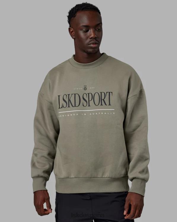 LSKD unisexo suéter extragrande Heritage - laurel oak 8T6NZ384 vestir