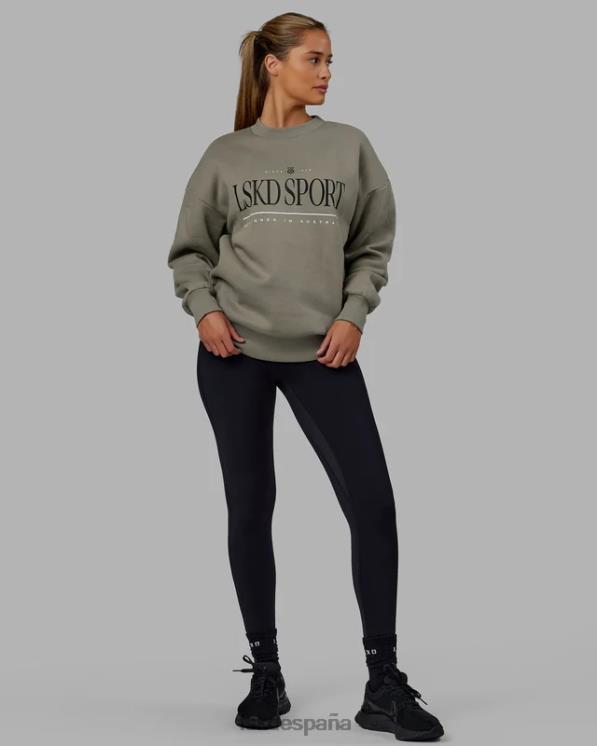 LSKD unisexo suéter extragrande Heritage - laurel oak 8T6NZ384 vestir